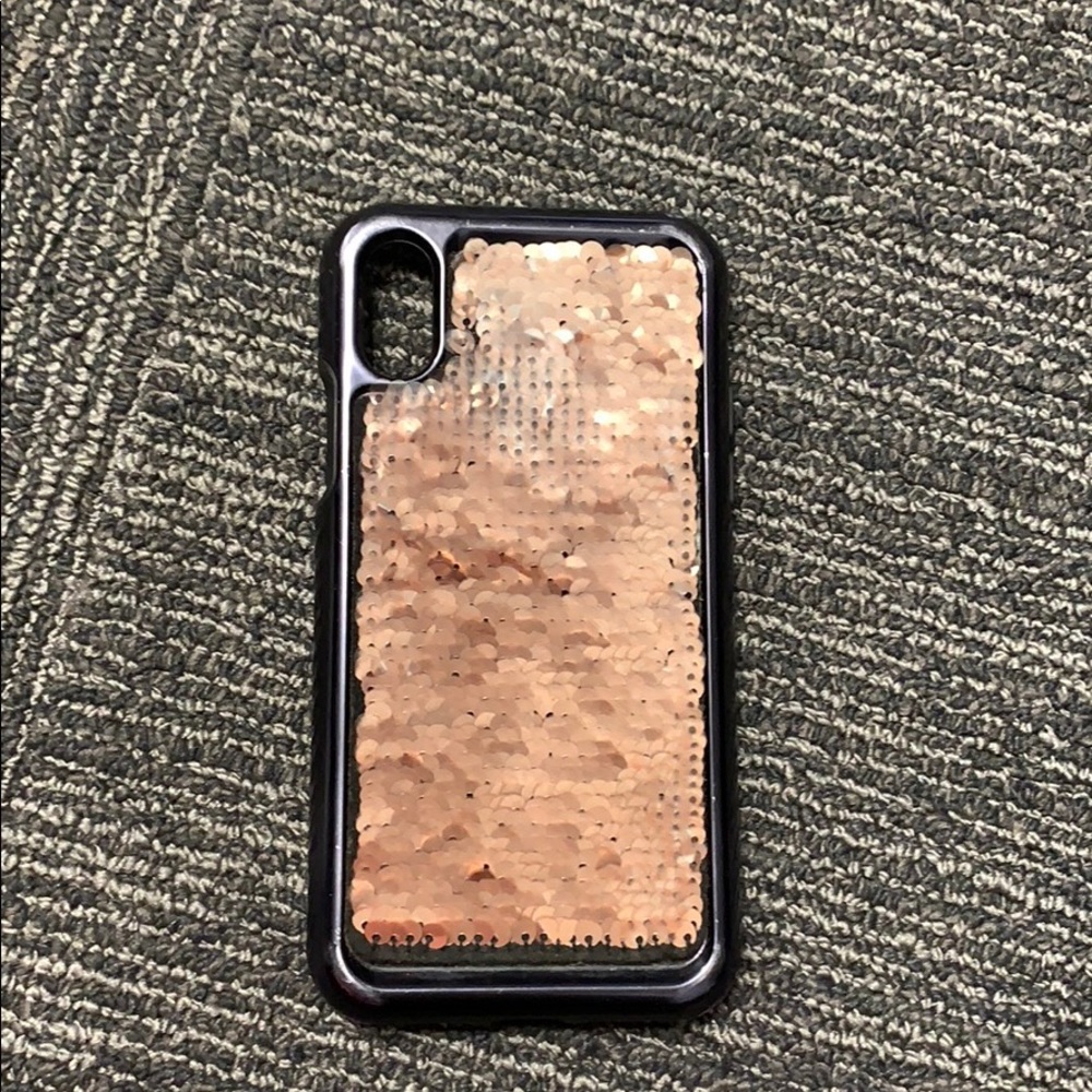 iPhone X Color Changing Sequin Case